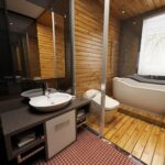 Hi-Macs G063 Allspice Quartz изготовлено в правила камня