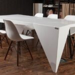 Hi-Macs S028 Alpine White изготовлено в правила камня