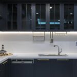 Hi-Macs T017 Andromeda изготовлено в правила камня