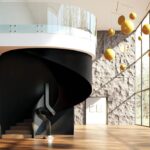 Hi-Macs S922 Intense Black изготовлено в правила камня