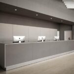 Hi-Macs G555 Steel Concrete изготовлено в правила камня