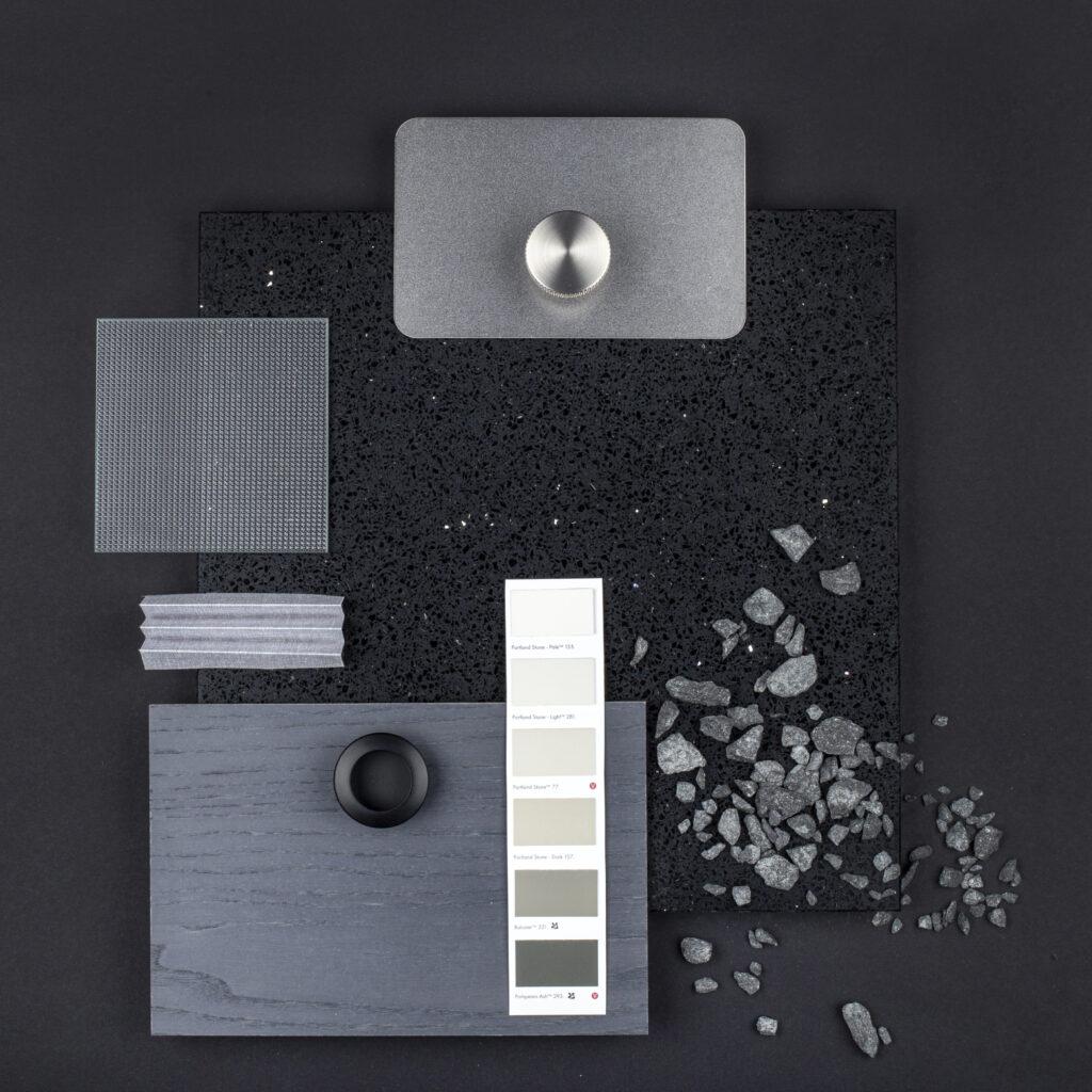 Technistone Starlight Black изготовлено в правила камня