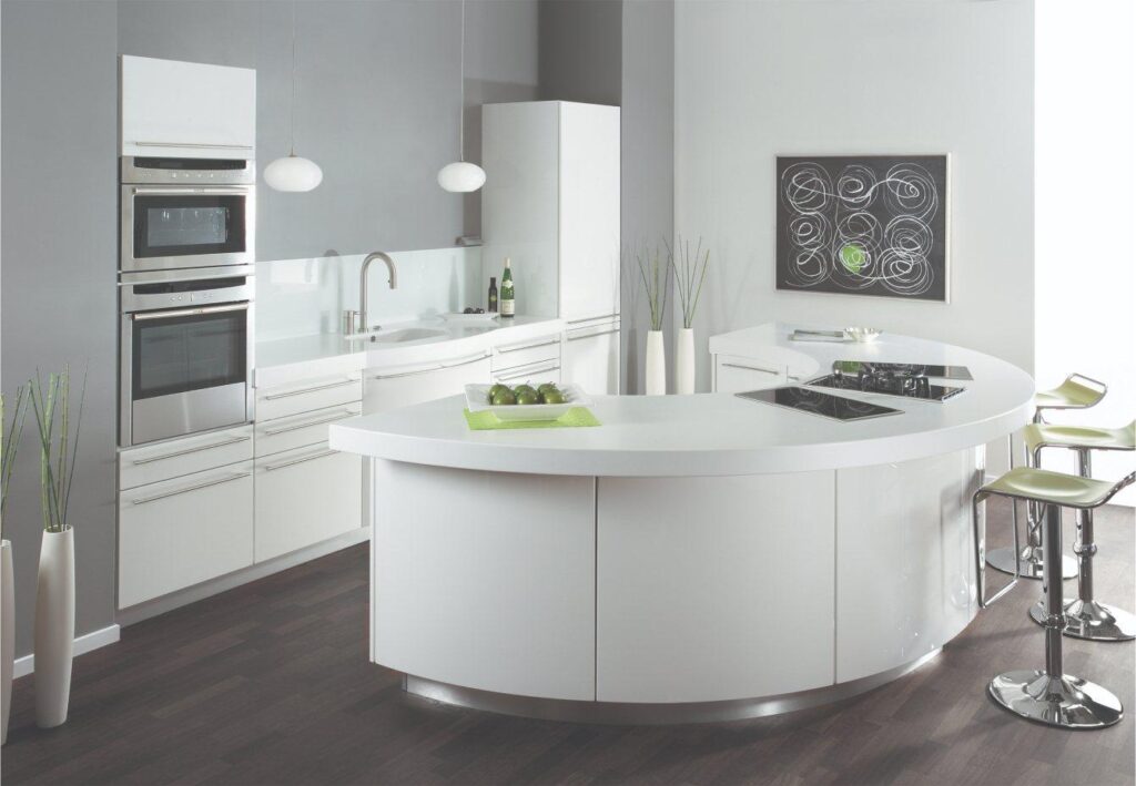 Grandex P-104 Pure White изготовлено в правила камня