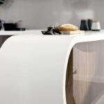 Grandex P-104 Pure White изготовлено в правила камня