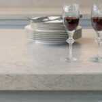 Caesarstone Bianco Drift 6131 изготовлено в правила камня