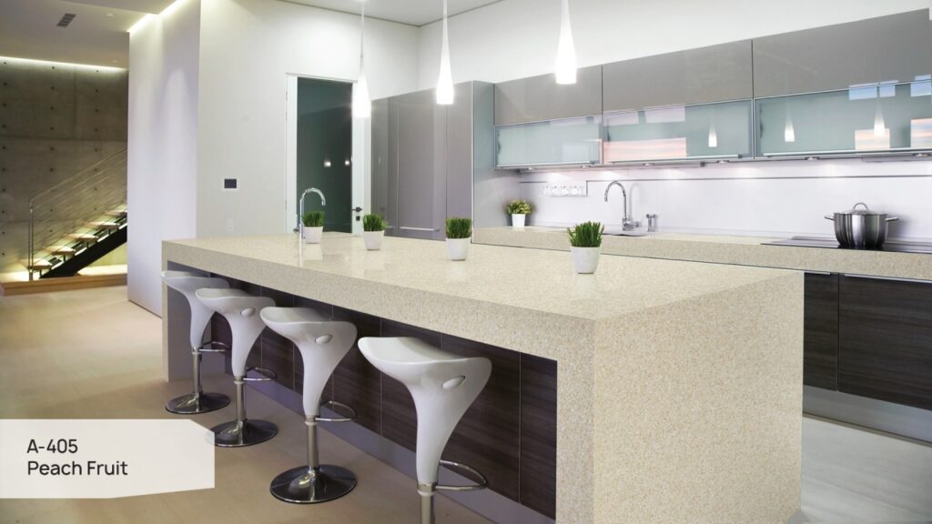 Grandex A-405 Peach Fruit изготовлено в правила камня