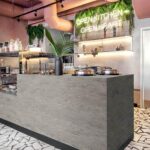 Corian Ash Aggregate изготовлено в правила камня