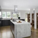 Corian Carrara Lino изготовлено в правила камня