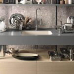 Corian Deep Titanium изготовлено в правила камня