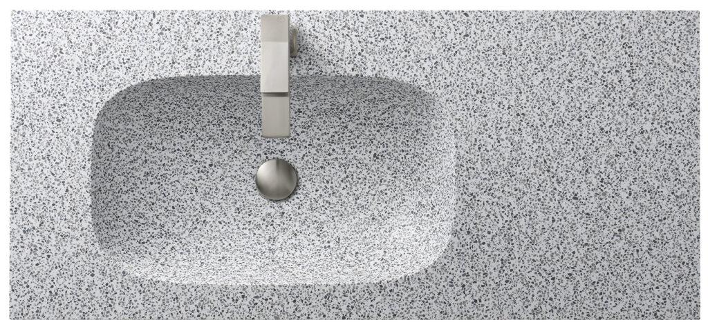 Corian Domino Terrazzo изготовлено в правила камня