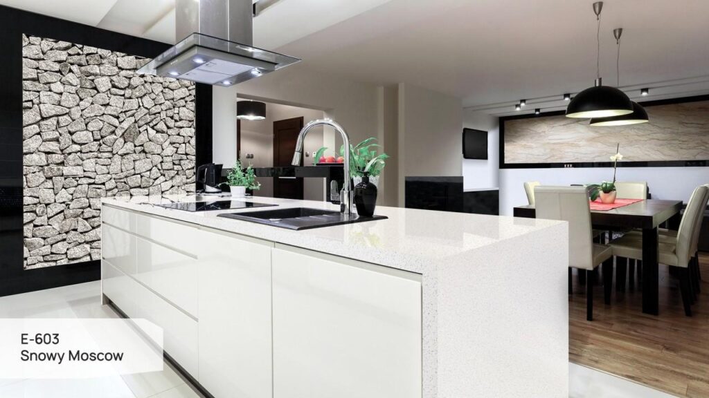 Grandex E-603 Snowy Moscow изготовлено в правила камня
