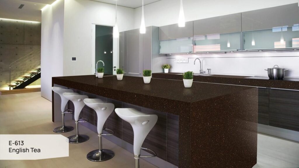 Grandex E-613 English Tea изготовлено в правила камня