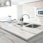 ETNA Quartz Calacatta Borghini EQTM 018 изготовлено в правила камня