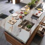 ETNA Quartz Calacatta Oro EQBM 030 изготовлено в правила камня