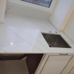 ETNA Quartz Calacatta Venato EQHM 002 изготовлено в правила камня