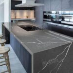 ETNA Quartz Grey Marquina EQHM 007 изготовлено в правила камня
