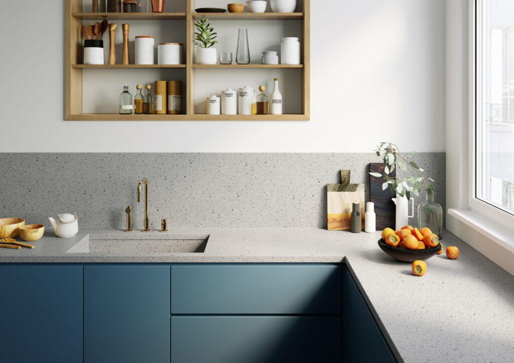 Hi-Macs G502 Winter Stella изготовлено в правила камня