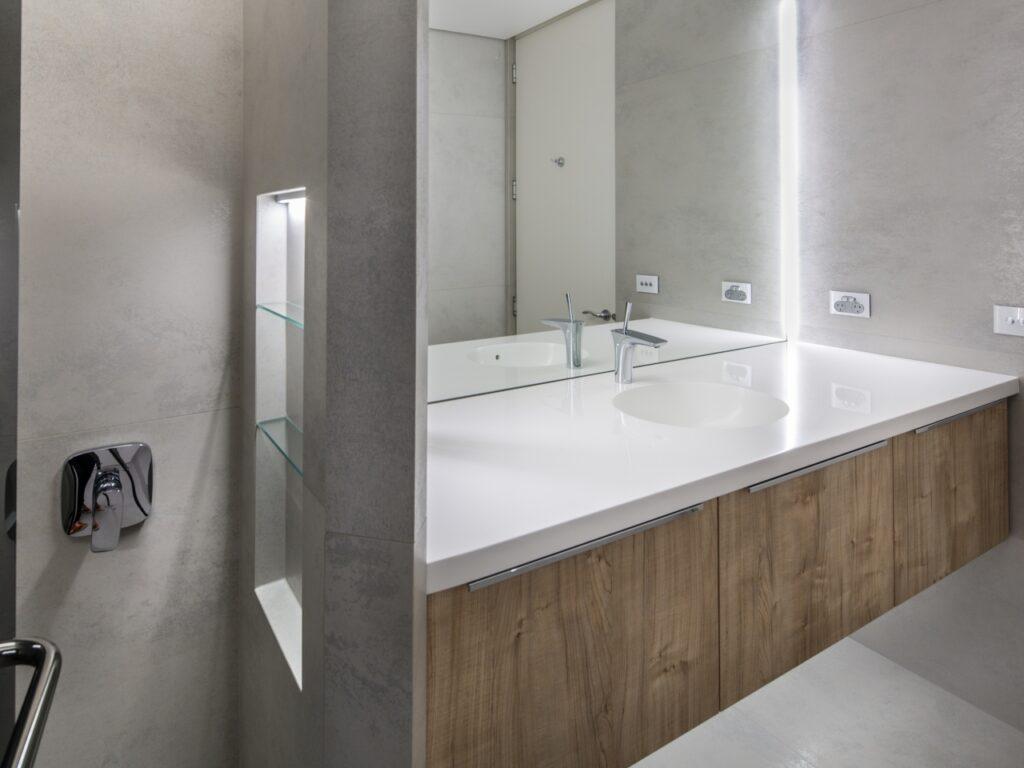 Corian Glacier White изготовлено в правила камня