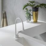 Corian Glacier White изготовлено в правила камня