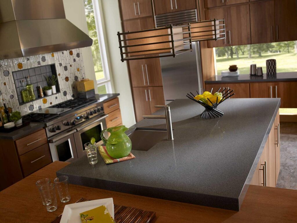 Corian Graylite изготовлено в правила камня