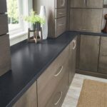 Hi-Macs G010 Black Pearl изготовлено в правила камня