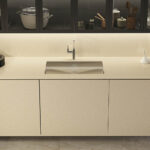 Hi-Macs G111 Macchiato изготовлено в правила камня