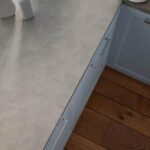 Hi-Macs M552 Shadow Concrete изготовлено в правила камня