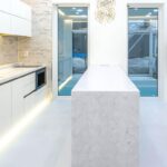 Hi-Macs M606 Aurora Bianco изготовлено в правила камня