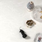 Hi-Macs M615 Aurora Cotton изготовлено в правила камня