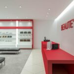 Hi-Macs S025 Fiery Red изготовлено в правила камня