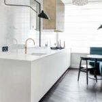 Hi-Macs S028 Alpine White изготовлено в правила камня