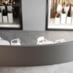 Hi-Macs S103 Concrete Grey изготовлено в правила камня