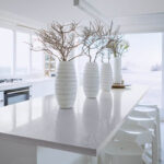 Hi-Macs W001 Ice Queen изготовлено в правила камня