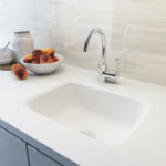 Hi-Macs W001 Ice Queen изготовлено в правила камня