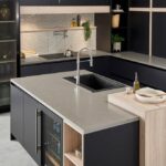 Hi-Macs M552 Shadow Concrete изготовлено в правила камня