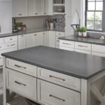 Hi-Macs M553 Ebony Concrete изготовлено в правила камня