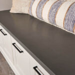 Hi-Macs M553 Ebony Concrete изготовлено в правила камня