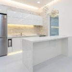 Hi-Macs M606 Aurora Bianco изготовлено в правила камня