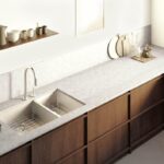 Hi-Macs M608 Aurora Grey изготовлено в правила камня