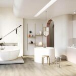 Hi-Macs M615 Aurora Cotton изготовлено в правила камня