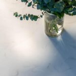 Hi-Macs M617 Aurora Blanc изготовлено в правила камня