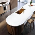 Hi-Macs M702 Frost изготовлено в правила камня