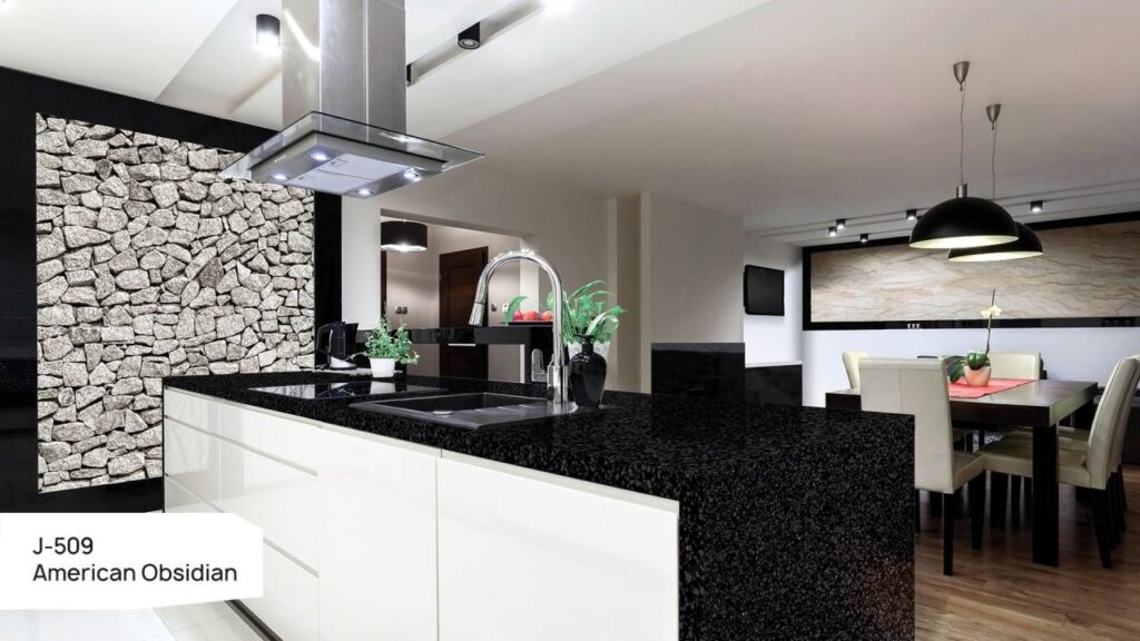 Grandex J-509 American Obsidian изготовлено в правила камня