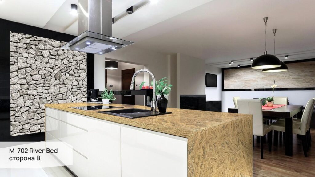 Grandex M-702 River Bed (сторона B) изготовлено в правила камня