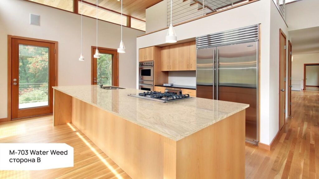 Grandex M-703 Water Weed (сторона B) изготовлено в правила камня