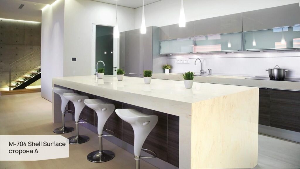 Grandex M-704 Shell Surface (сторона A) изготовлено в правила камня