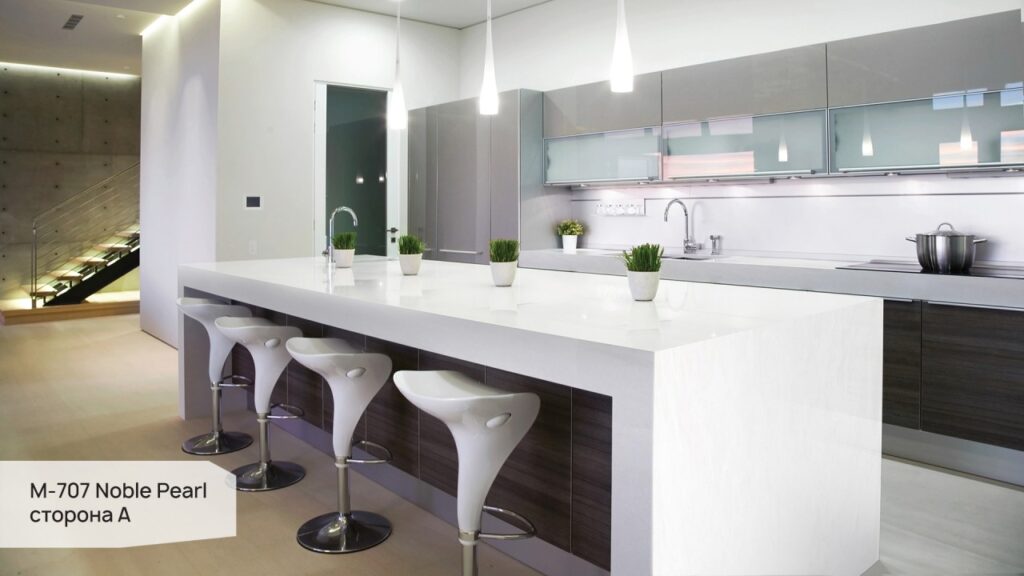 Grandex M-707 Noble Pearl (сторона A) изготовлено в правила камня