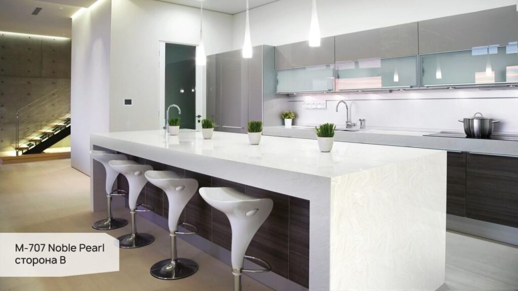 Grandex M-707 Noble Pearl (сторона B) изготовлено в правила камня