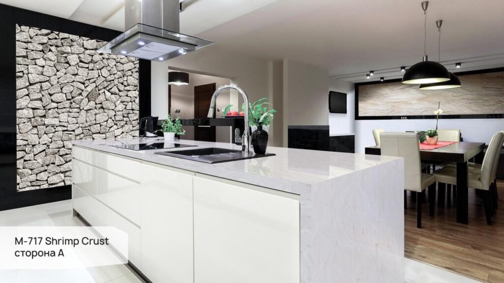 Grandex M-717 Shrimp Crust (сторона A) изготовлено в правила камня