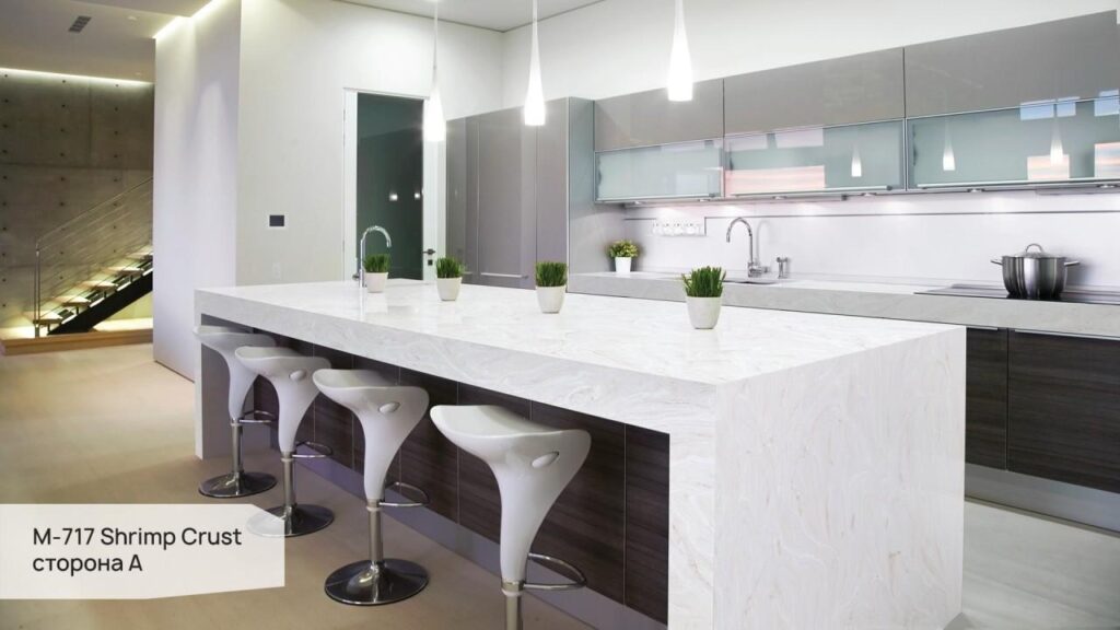 Grandex M-717 Shrimp Crust (сторона A) изготовлено в правила камня